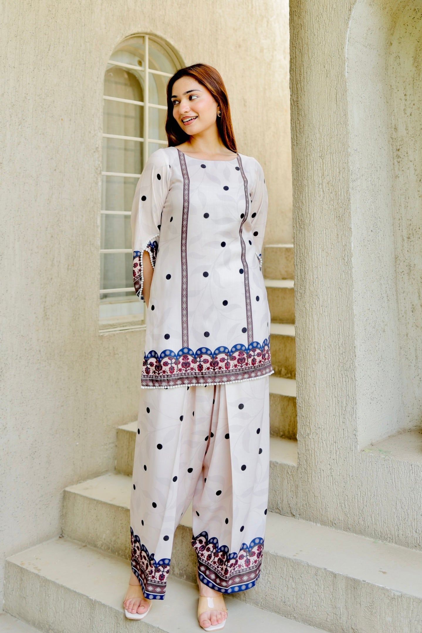 Polka Noor Kurta Set