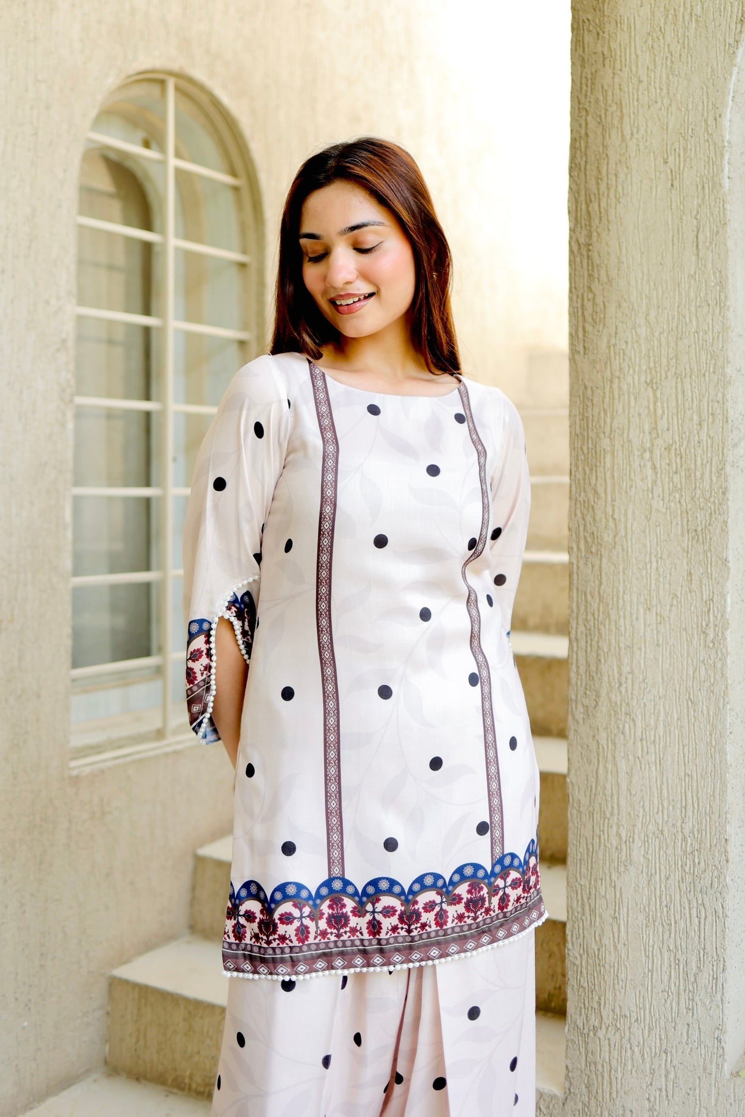 Polka Noor Kurta Set