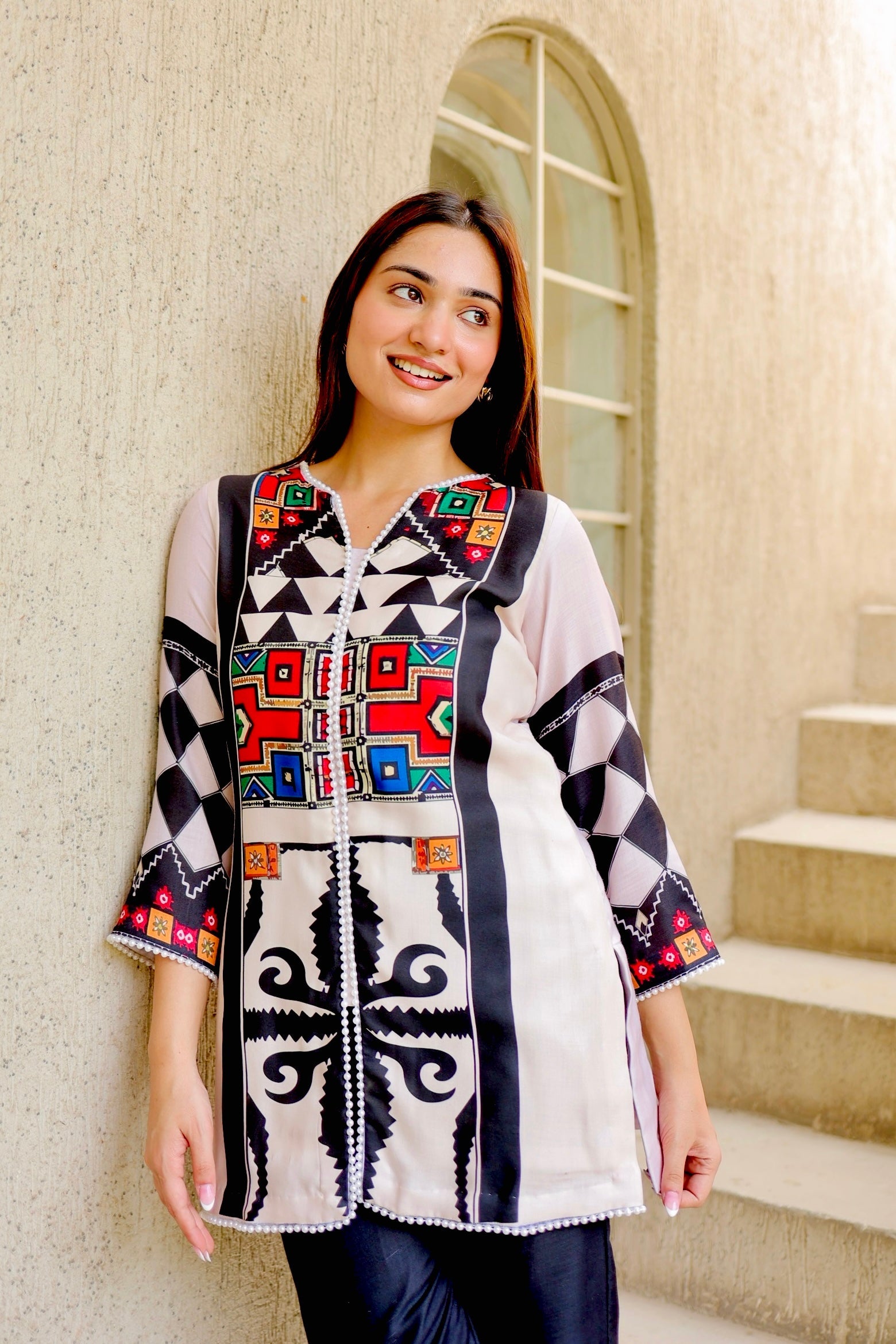 Abstract Aura Kurta Set