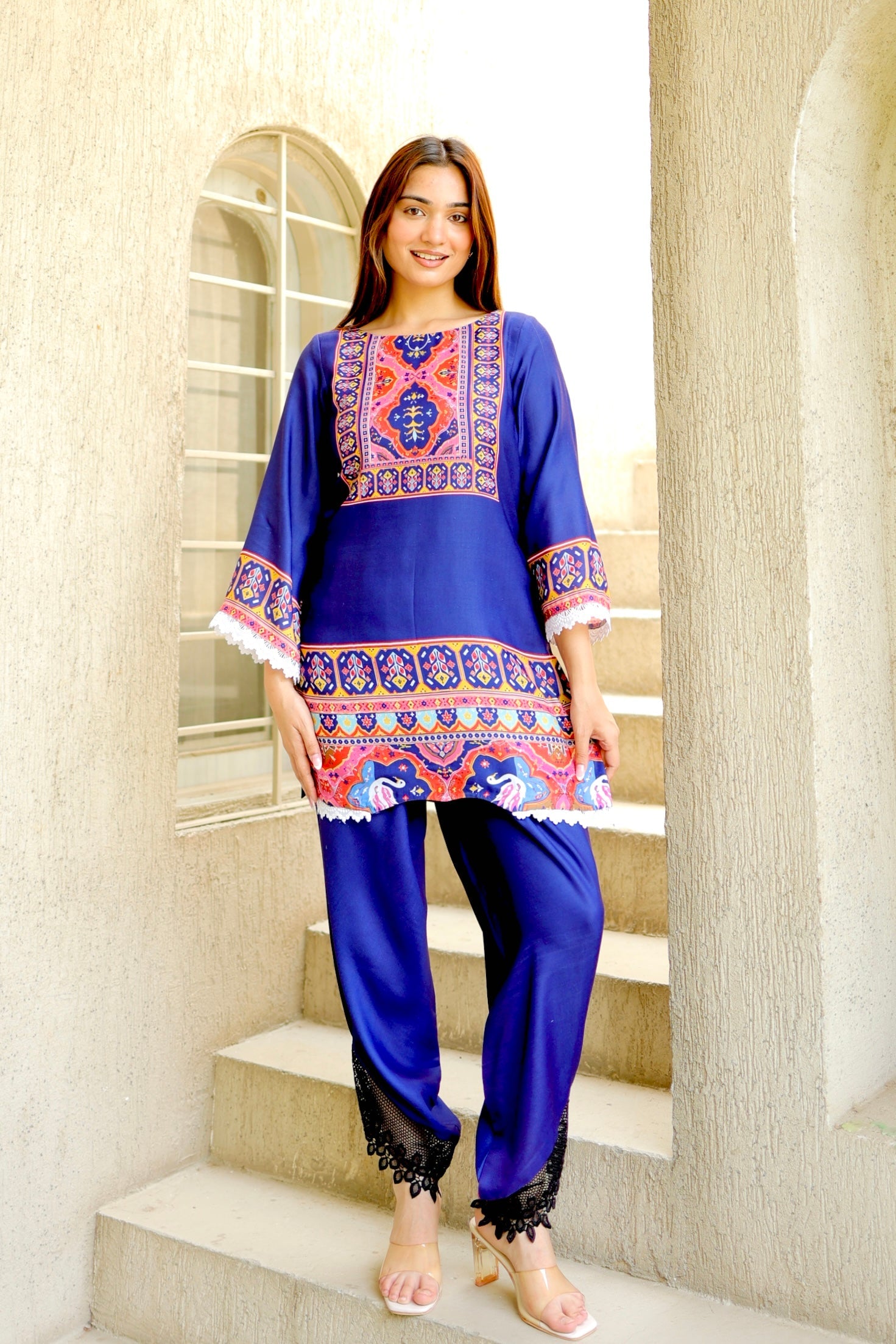 Neel Rang Kurta Set