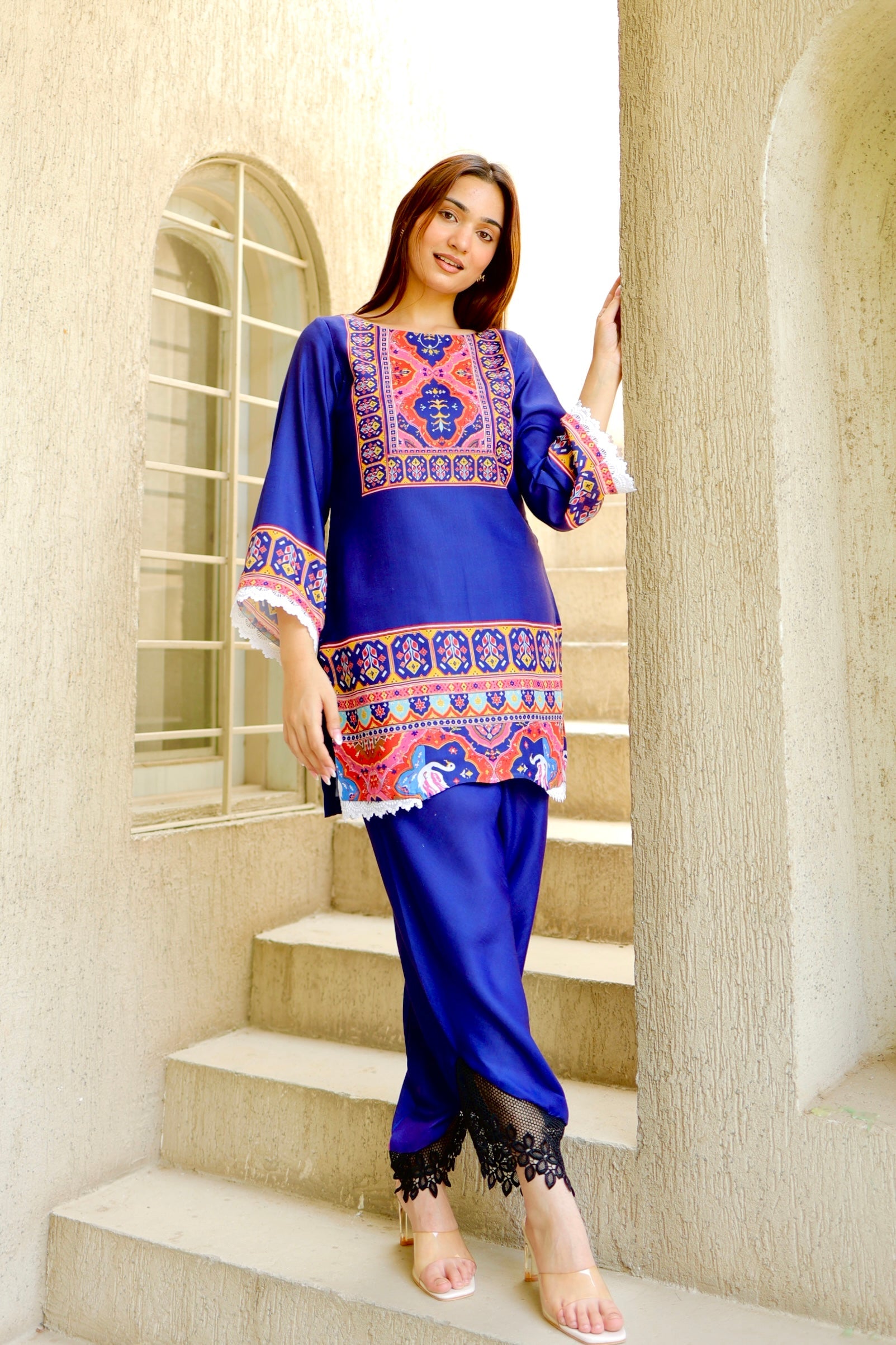 Neel Rang Kurta Set