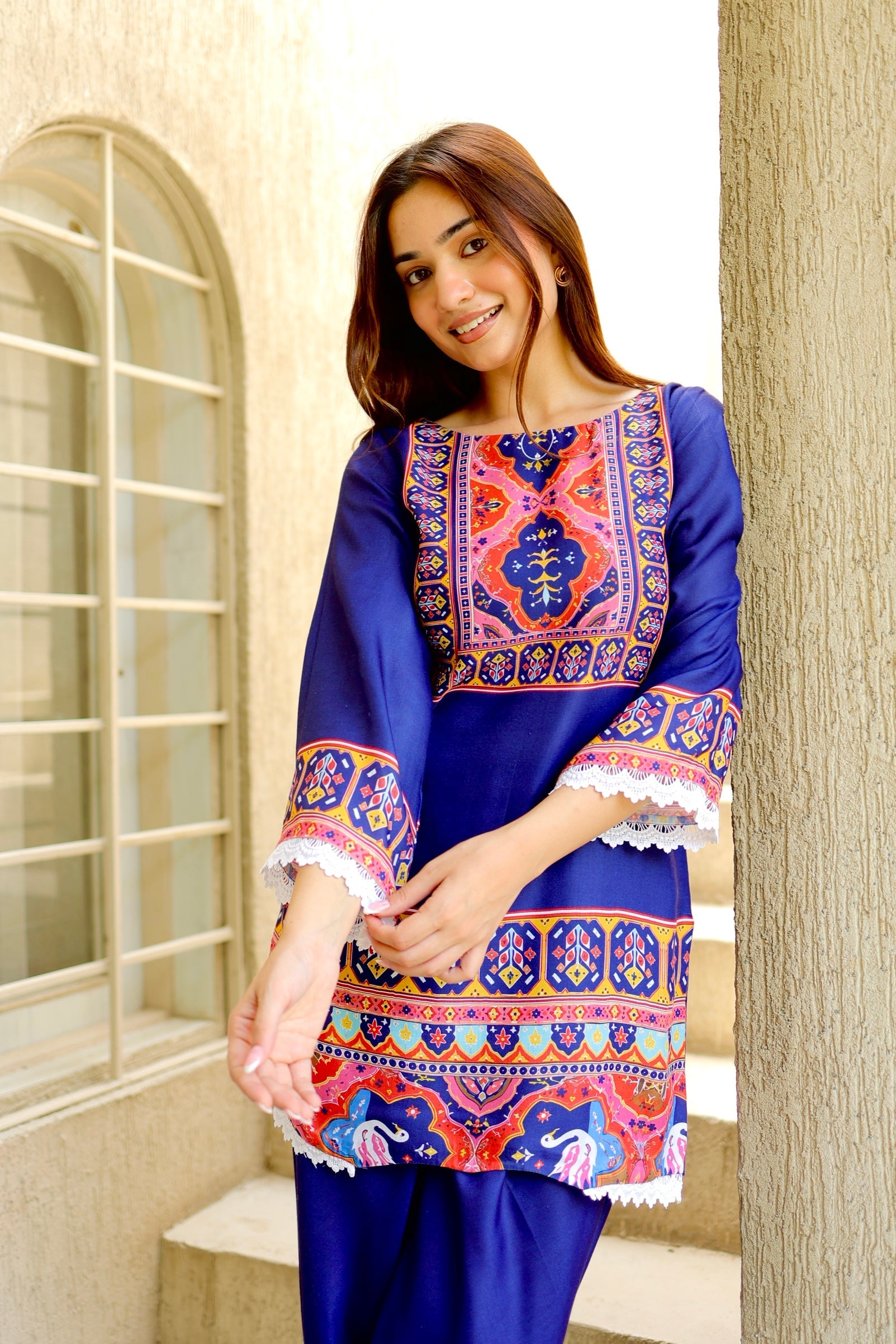 Neel Rang Kurta Set