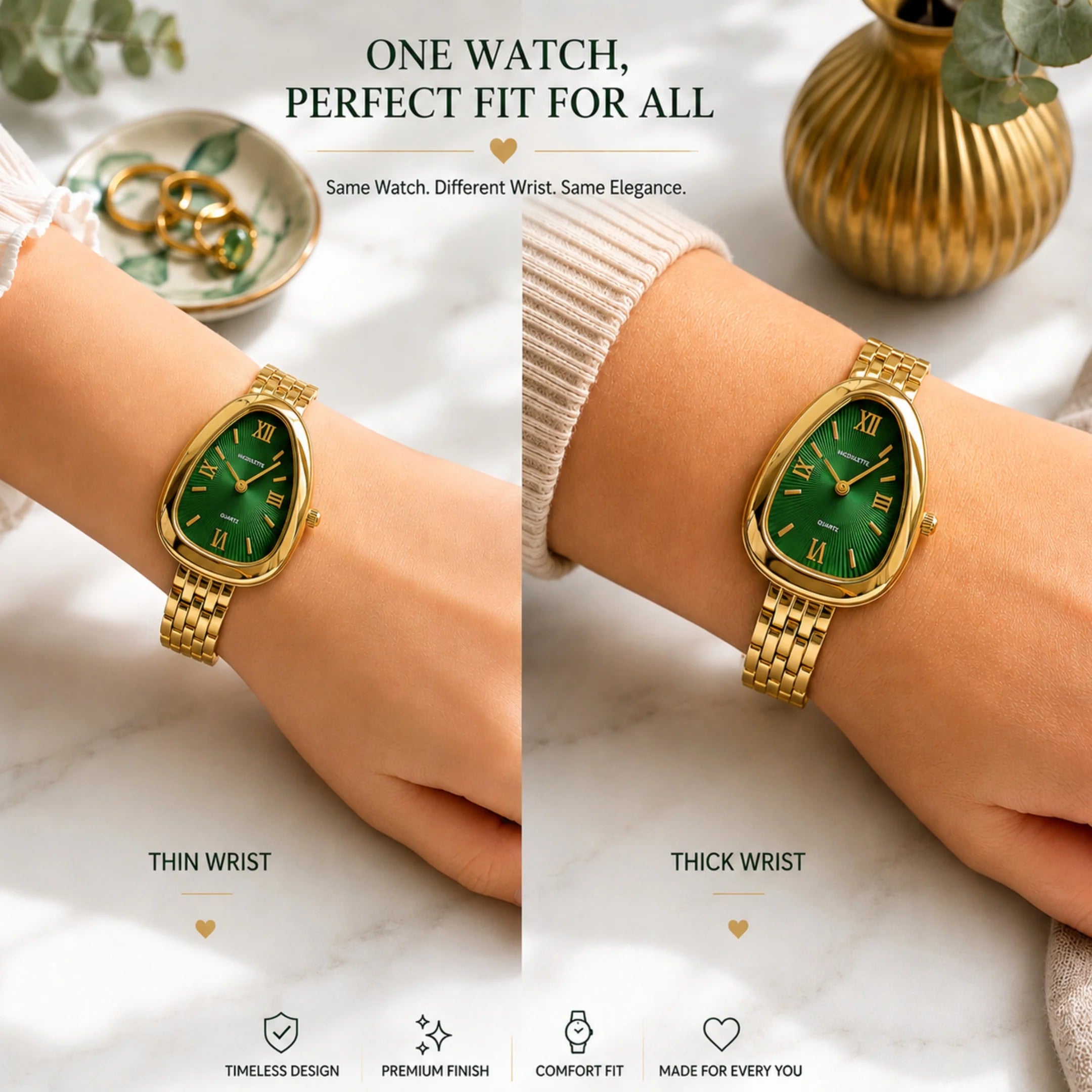 Green Chain Serpenti Watch