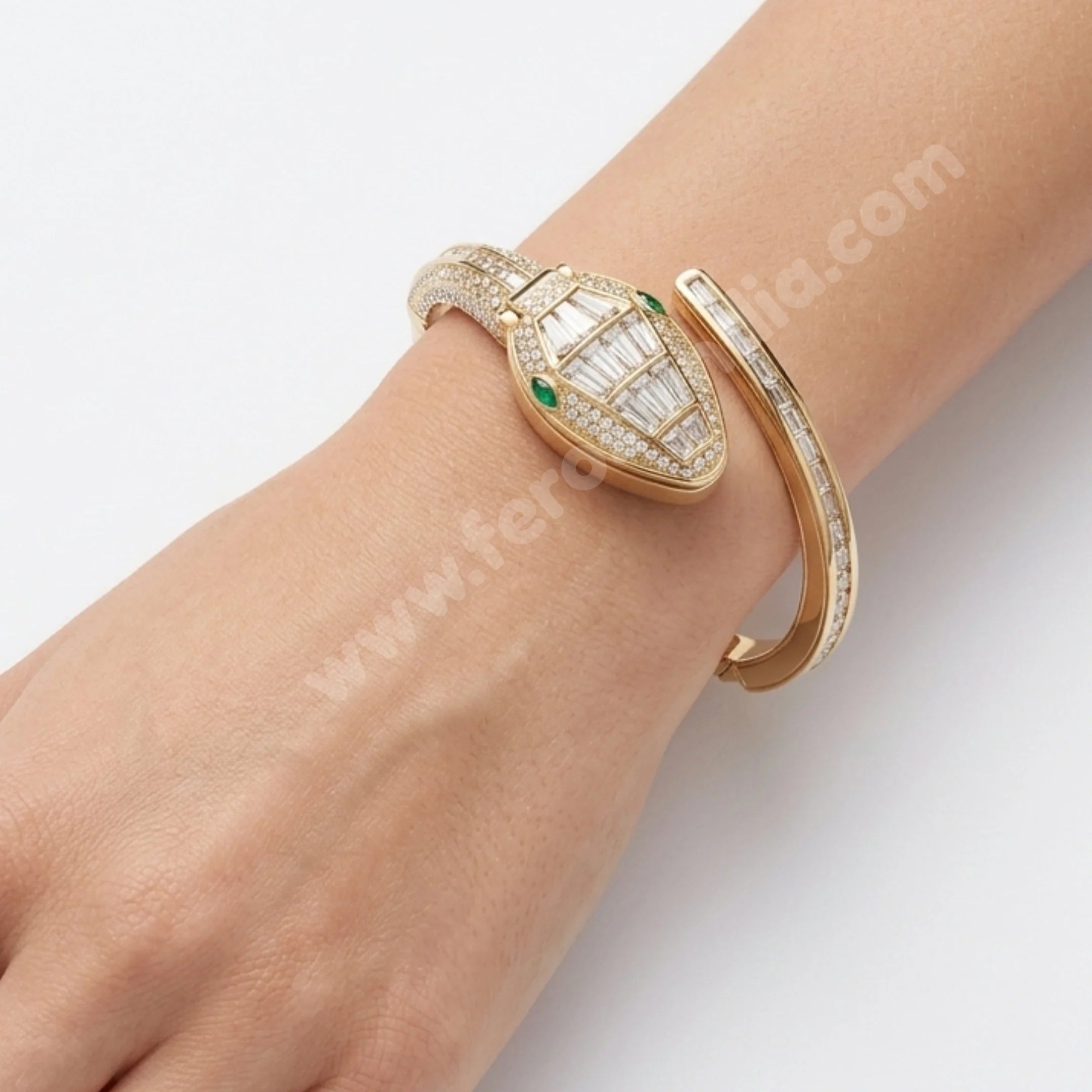 Lunar Snake Bracelet Watch