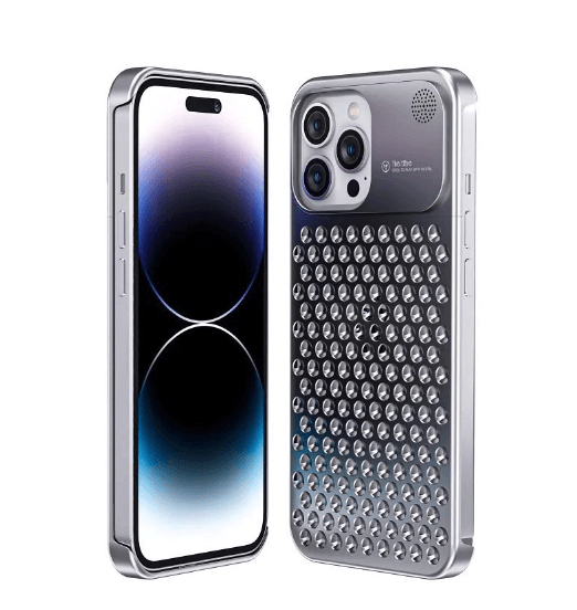 iPhone 14 Series Aero Mesh Â® Metallic Hybrid Case