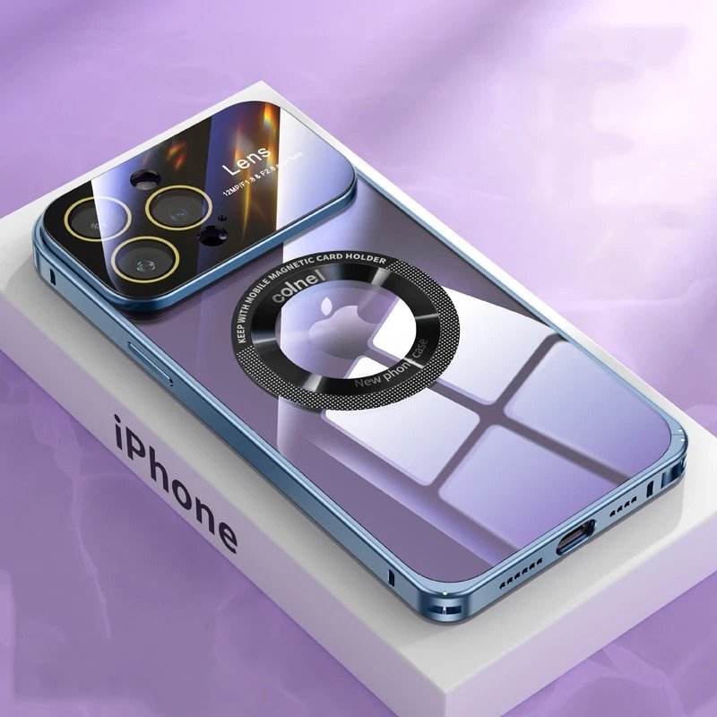 iPhone 14 Series Deluxe Metallic Frame Case