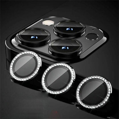 iPhone 15 Series Glitter Diamond Camera Lens Protector