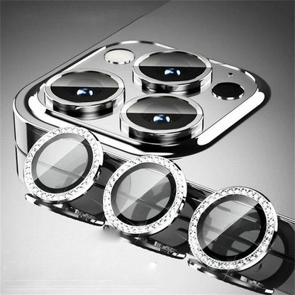 iPhone 15 Series Glitter Diamond Camera Lens Protector