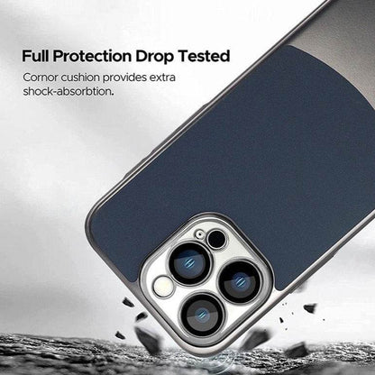 iPhone Series Premium Titanium Paint Dual Tone Case