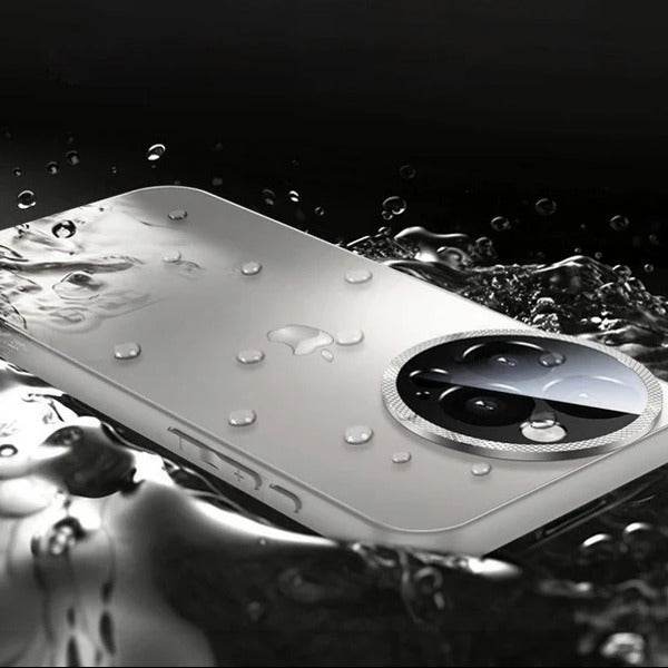 Frosted Round Camera Lens Shield Case - iPhone