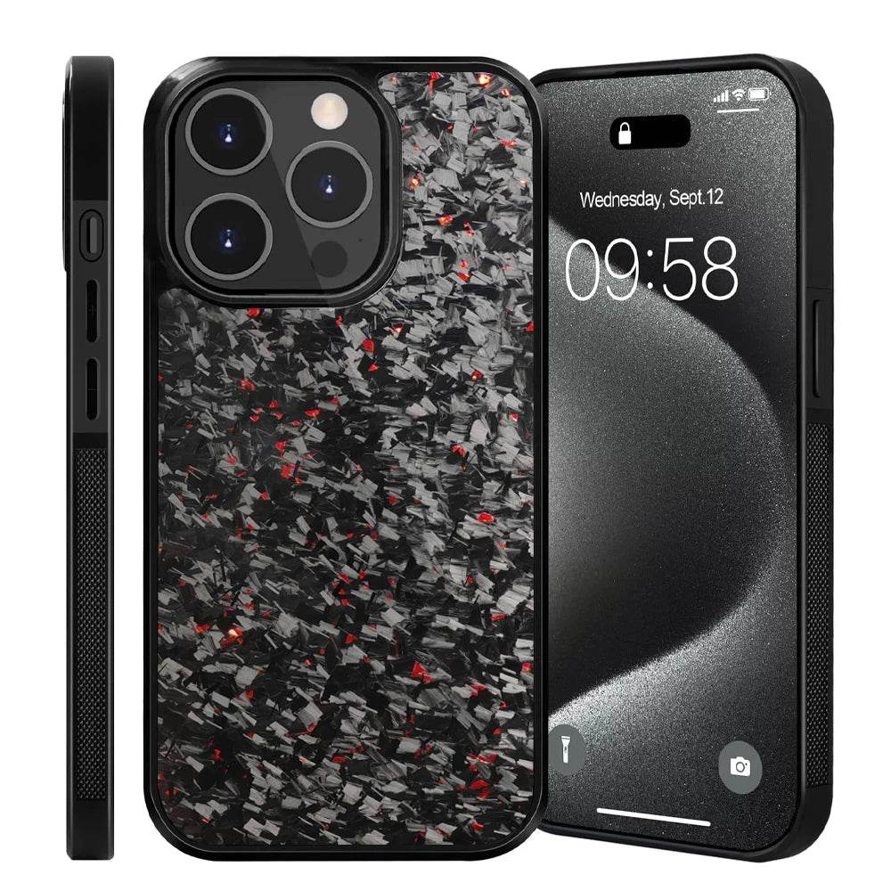 Fragmented Confetti Carbon Fiber Case - iPhone