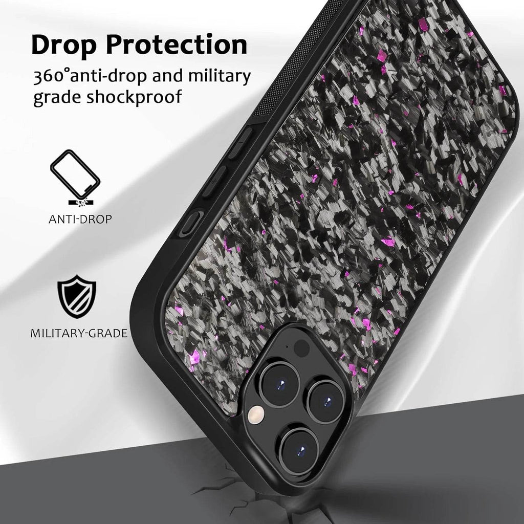 Fragmented Confetti Carbon Fiber Case - iPhone