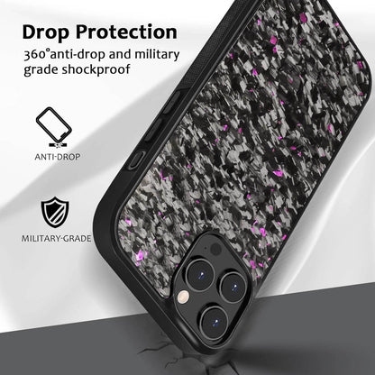 Fragmented Confetti Carbon Fiber Case - iPhone