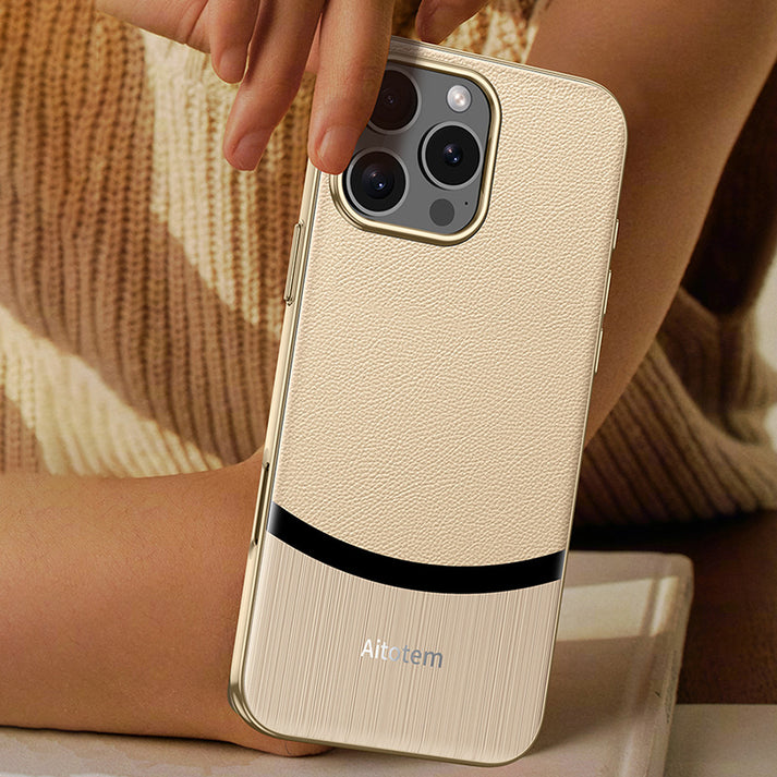 High-End Fine Grain Leather Case - iPhone