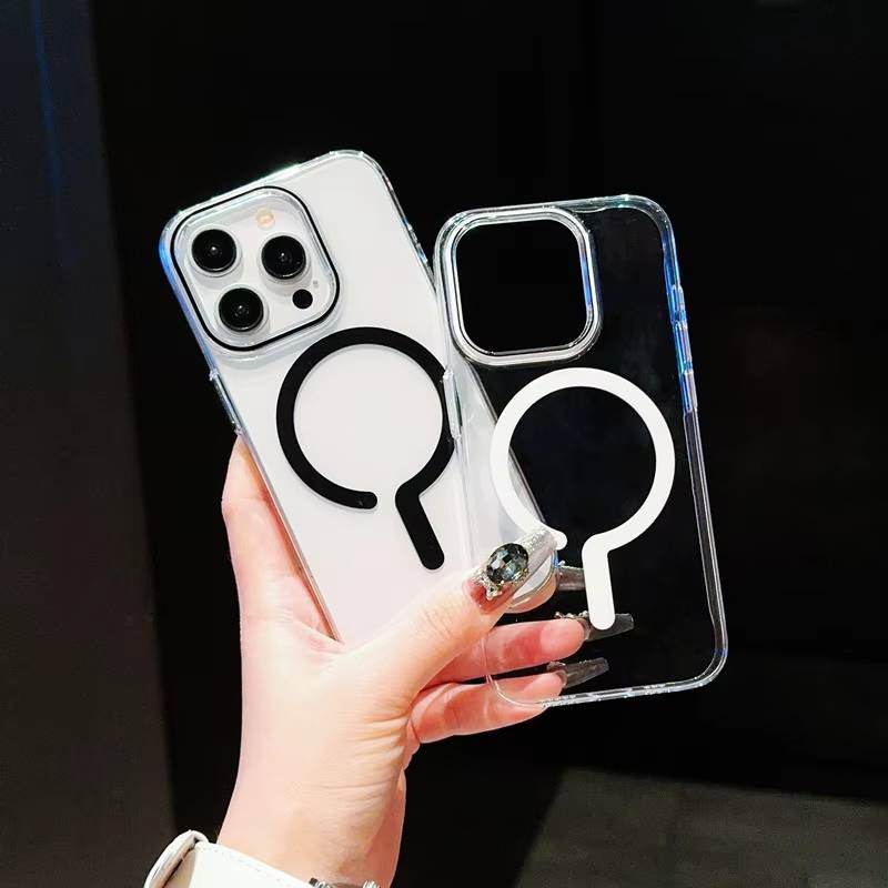 Crystal Clear Magnetic Hard Shell Case - iPhone