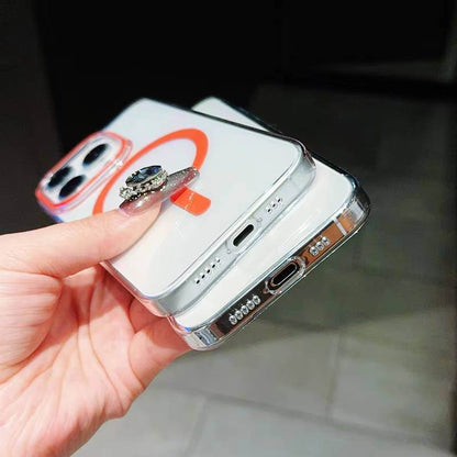 Crystal Clear Magnetic Hard Shell Case - iPhone