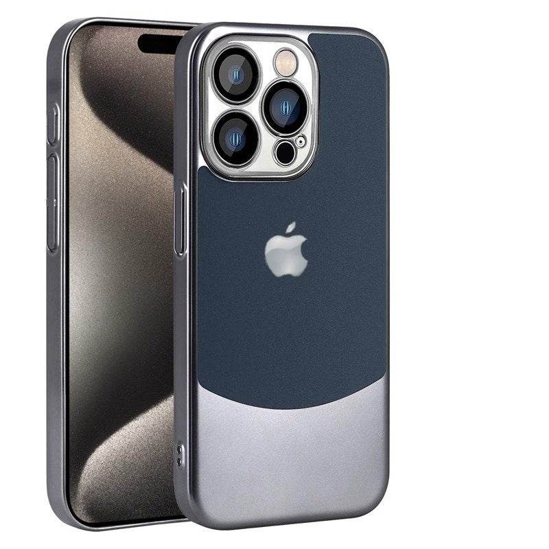 iPhone Series Premium Titanium Paint Dual Tone Case