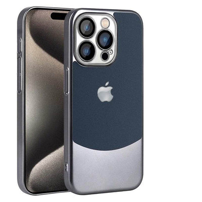 iPhone Series Premium Titanium Paint Dual Tone Case