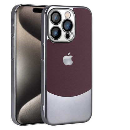 iPhone Series Premium Titanium Paint Dual Tone Case