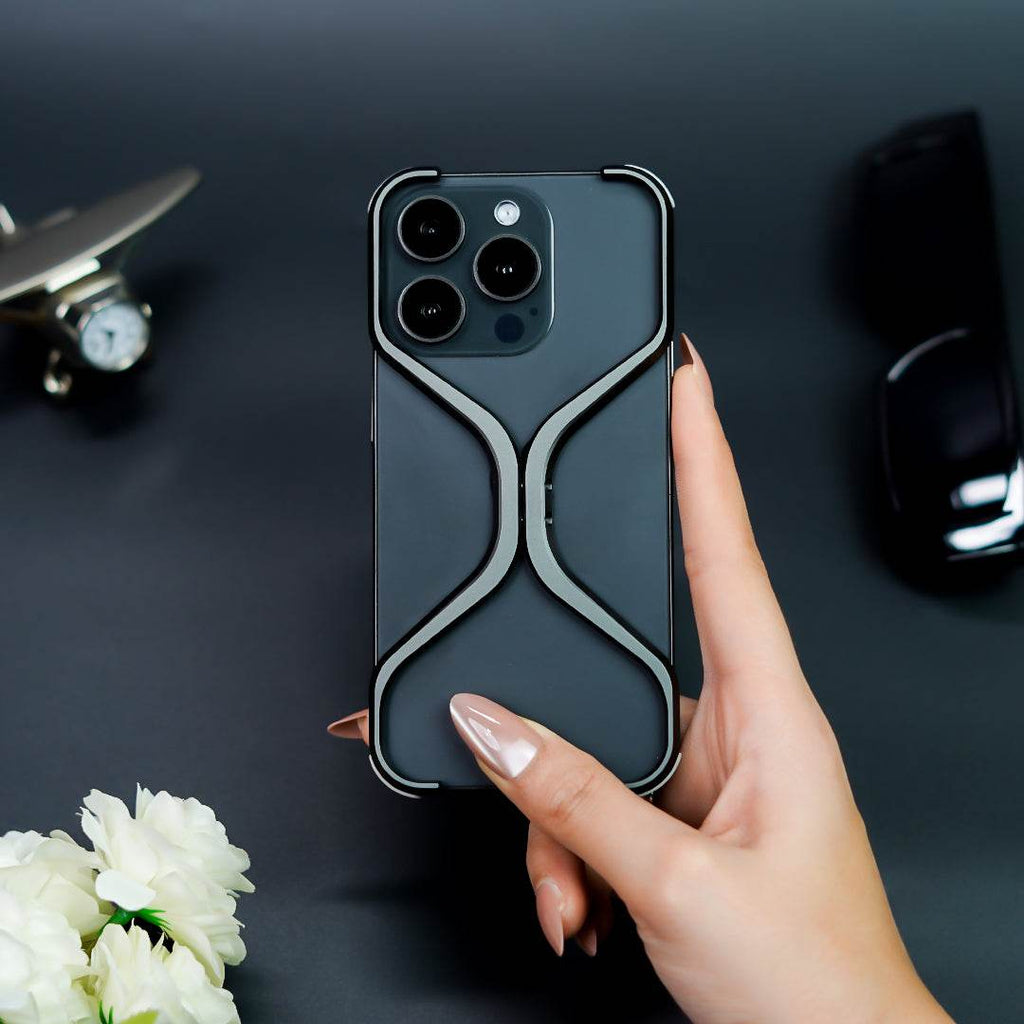 Premium X-Grip Armor Frame Case - iPhone
