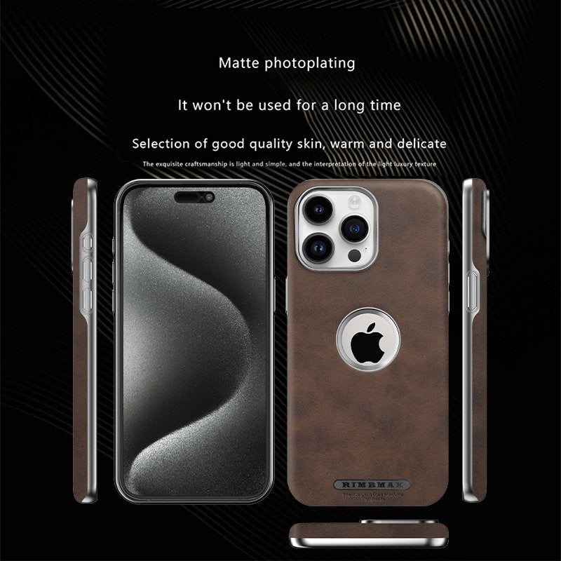 Leather Edge Logo Case - iPhone