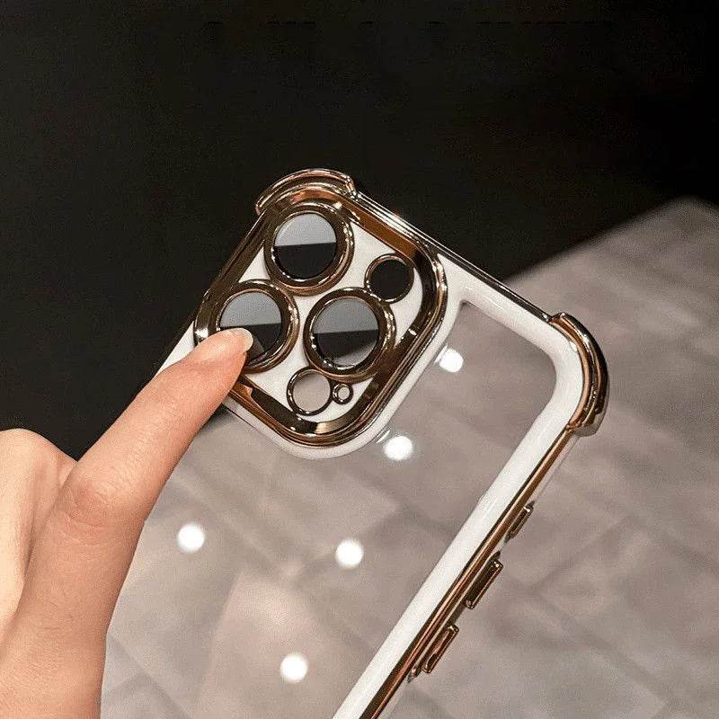 High Edge Frame Clear Shield Case - iPhone