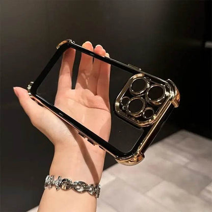 High Edge Frame Clear Shield Case - iPhone