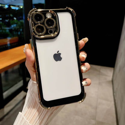 High Edge Frame Clear Shield Case - iPhone