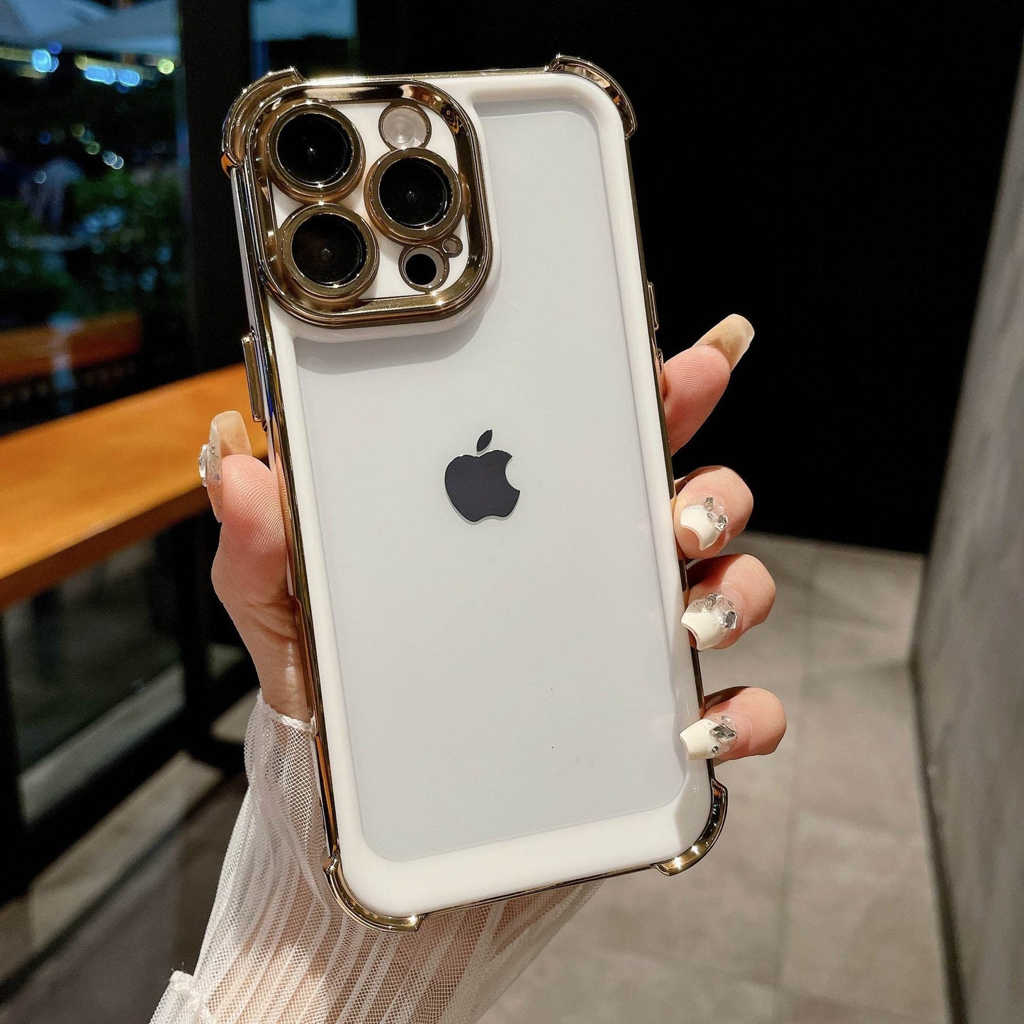 High Edge Frame Clear Shield Case - iPhone