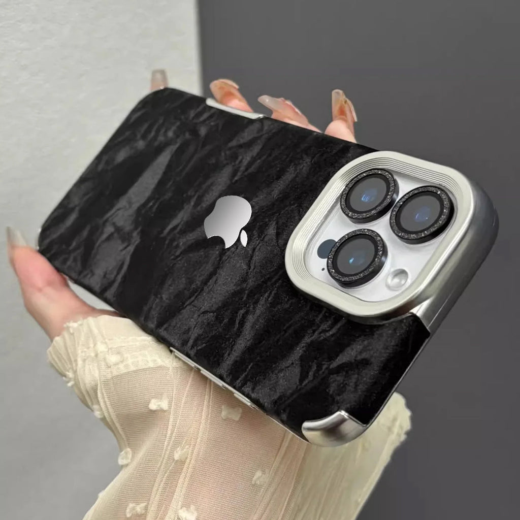 Silky Snowy Mountain Leather Case - iPhone