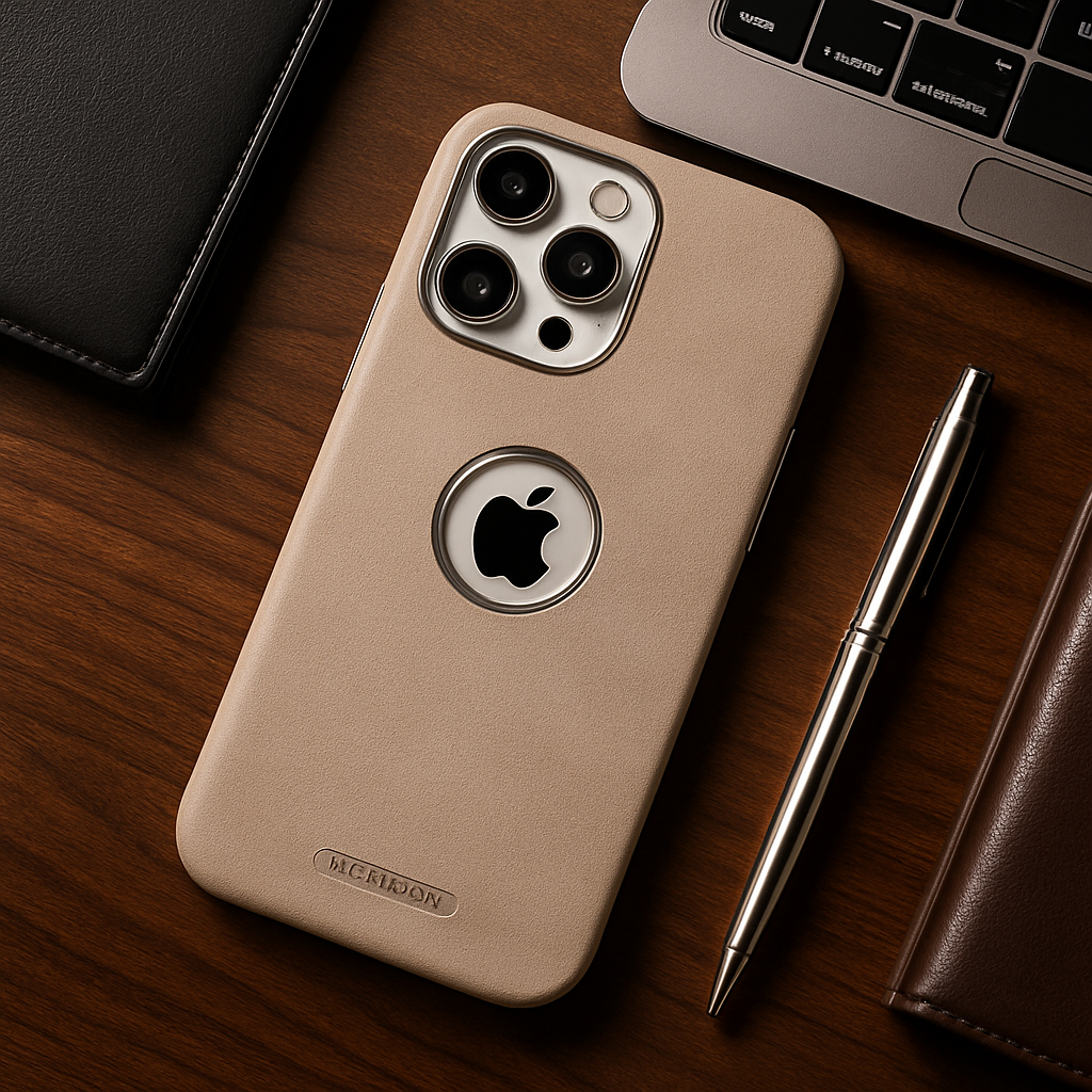 Leather Edge Logo Case - iPhone