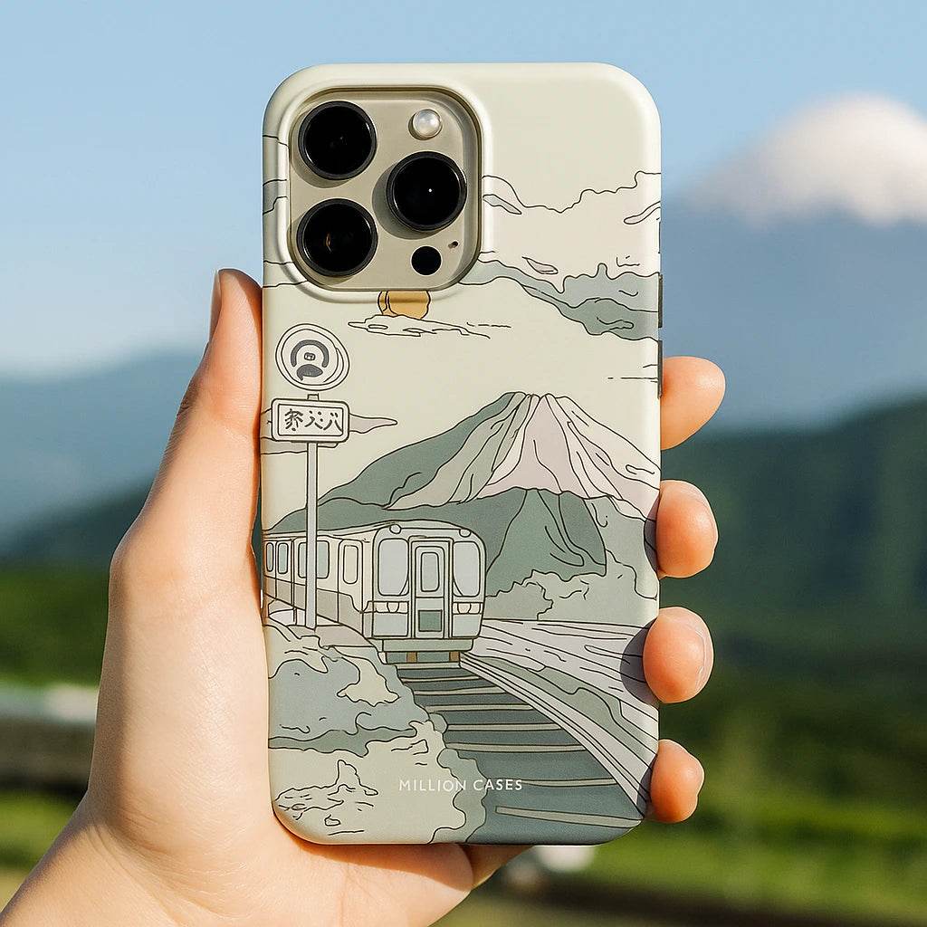 Rolling Hills Train Journey Case - Apple