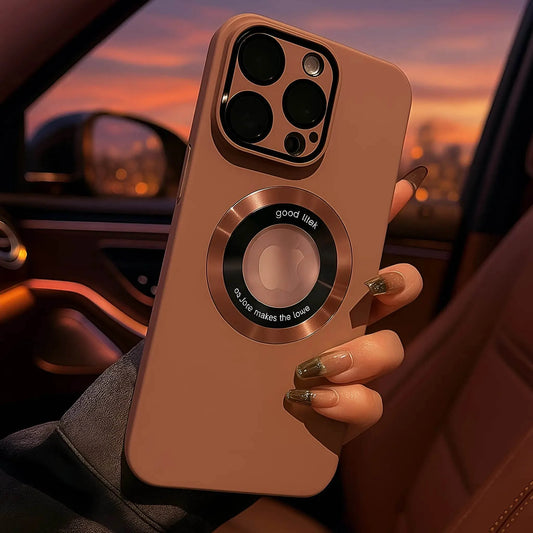 Matte Lens Film Shockproof Magsafe Case - iPhone