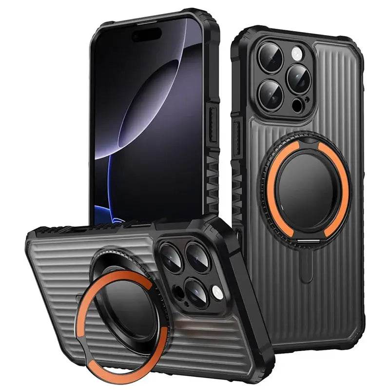 Bolt Clad Magnetic Kickstand Case