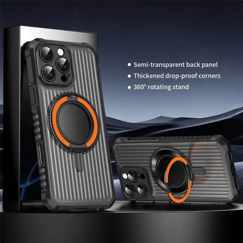 Bolt Clad Magnetic Kickstand Case