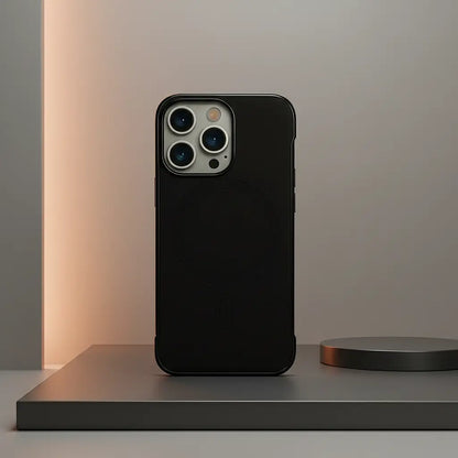 Luxury Frameless Leather MagSafe Case - iPhone