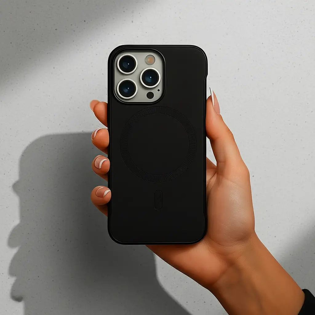 Luxury Frameless Leather MagSafe Case - iPhone