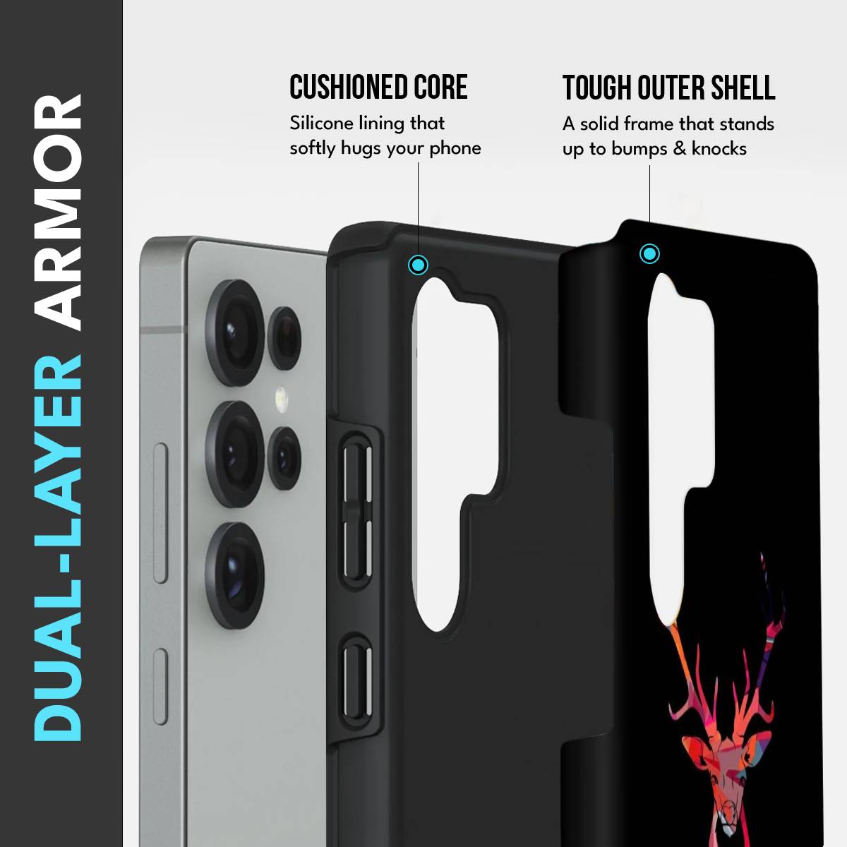 Prismatic Stag - Crystal