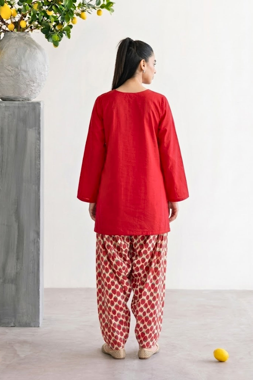 Panna Cotta Pure Cotton Farshi Salwar Set