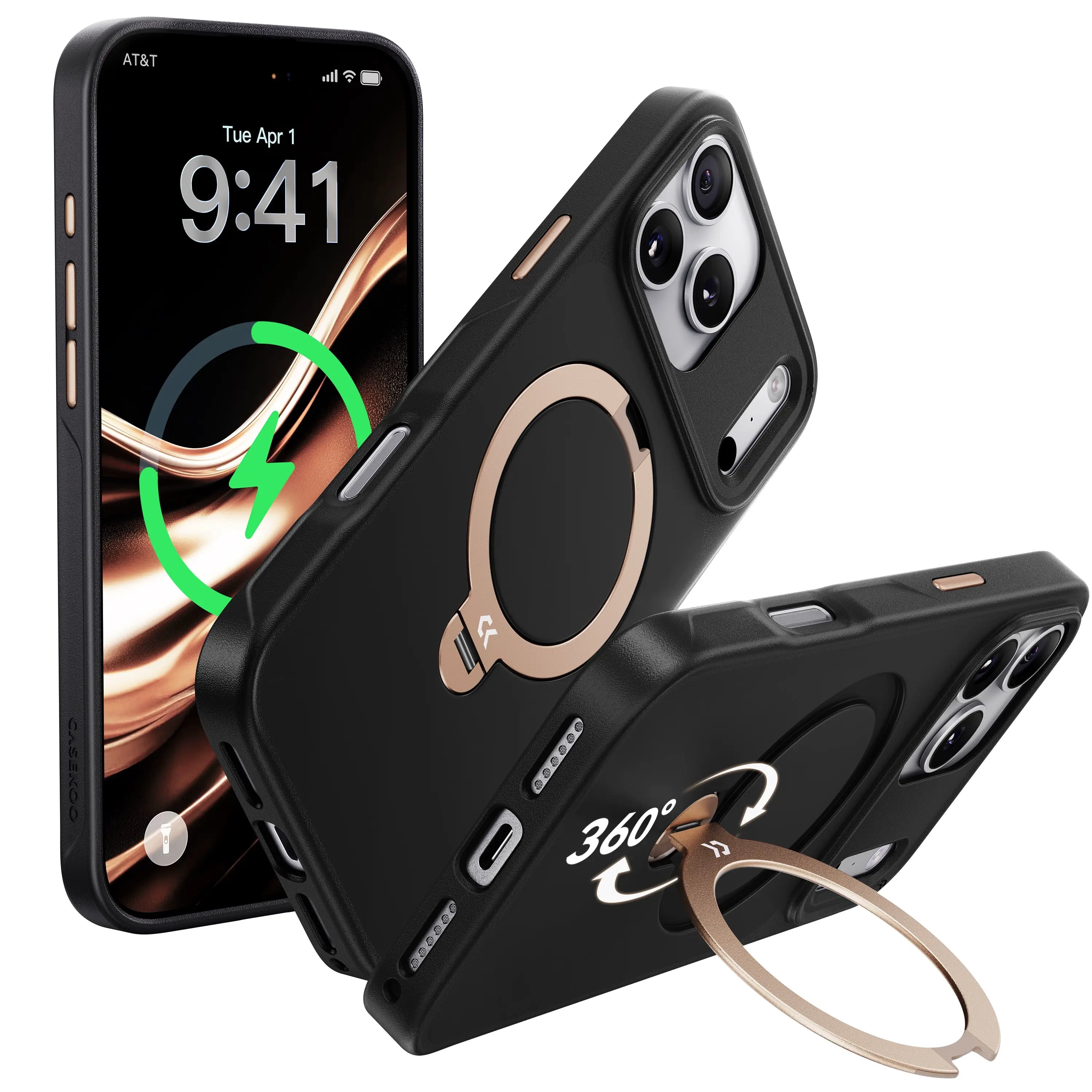 CASEKOO StandKOO Frost Case – Contrast Color Design-CASEKOO