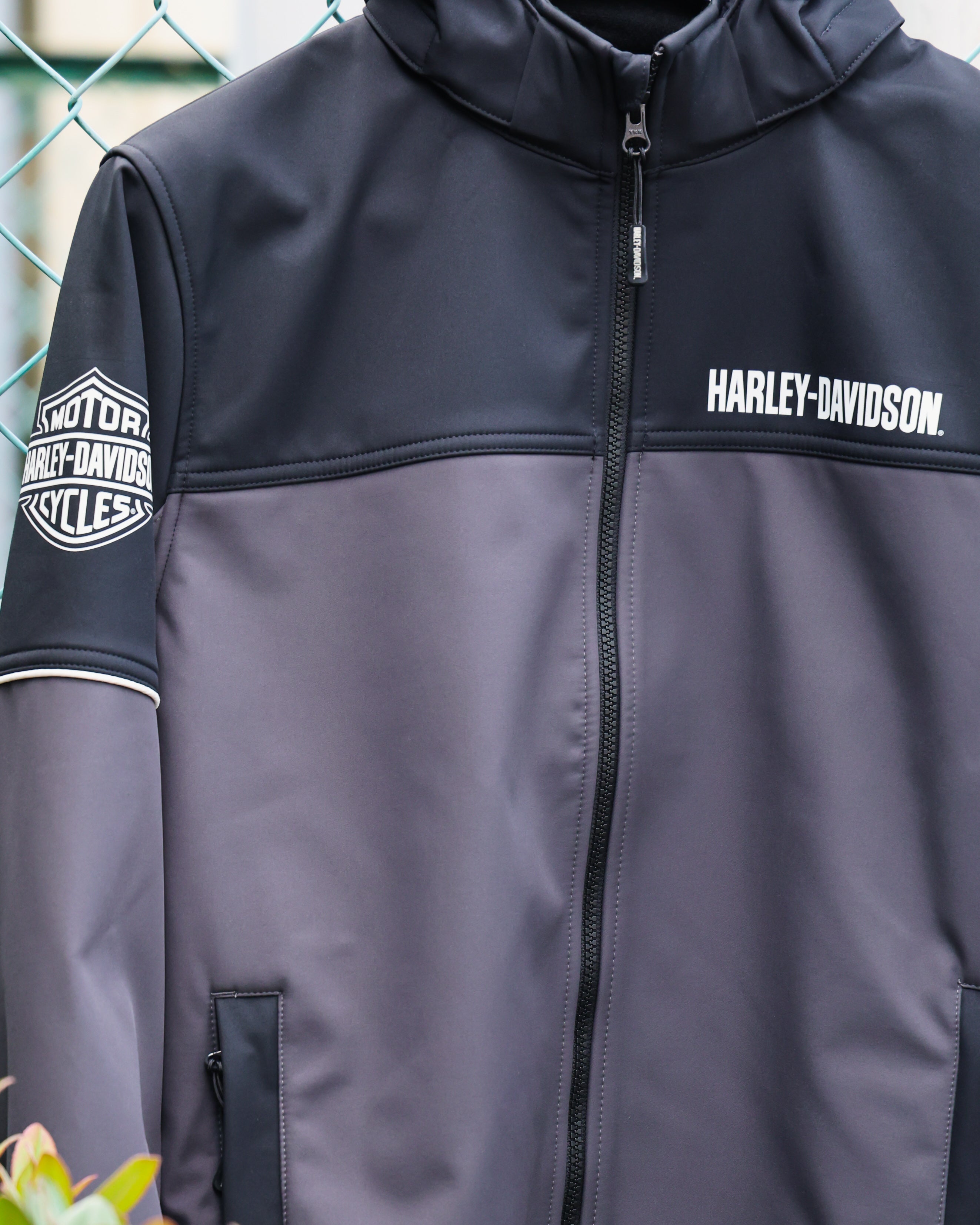 Harley-Davidson® Men's Idyll Color Blocked Jacket Black【97408-26VM】