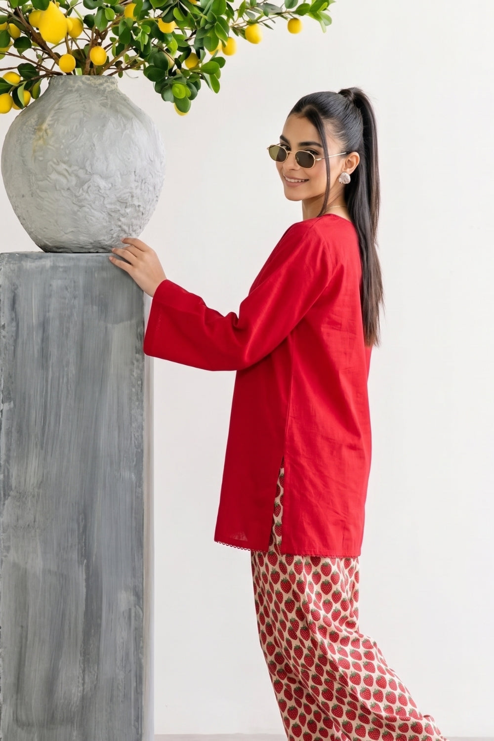 Panna Cotta Pure Cotton Farshi Salwar Set