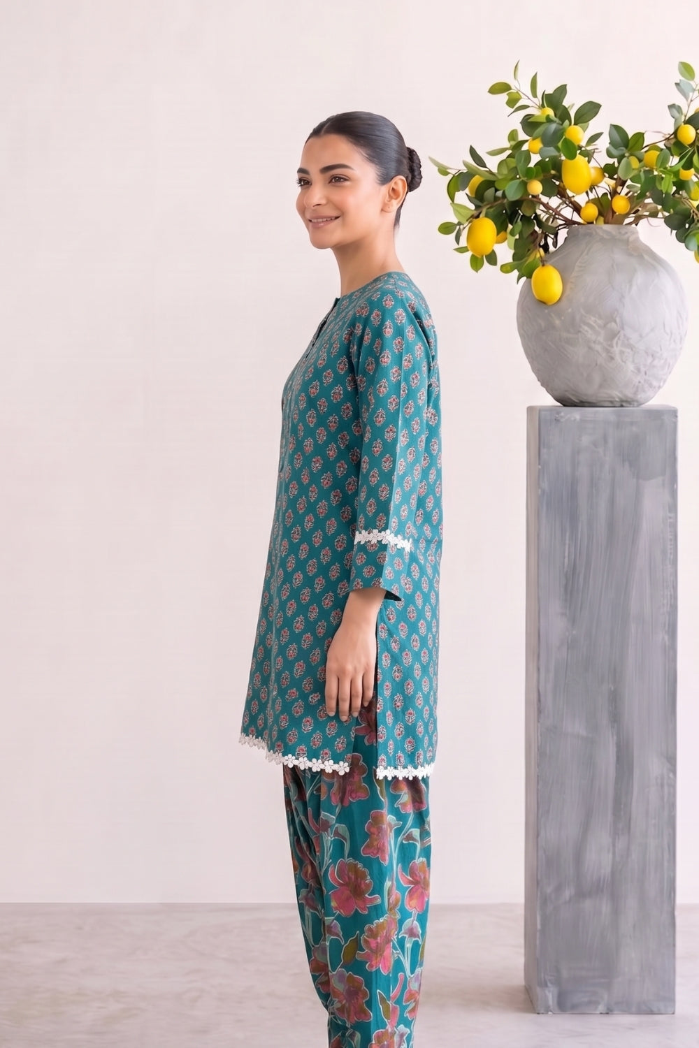 Curacao Pure Cotton Farshi Salwar Set