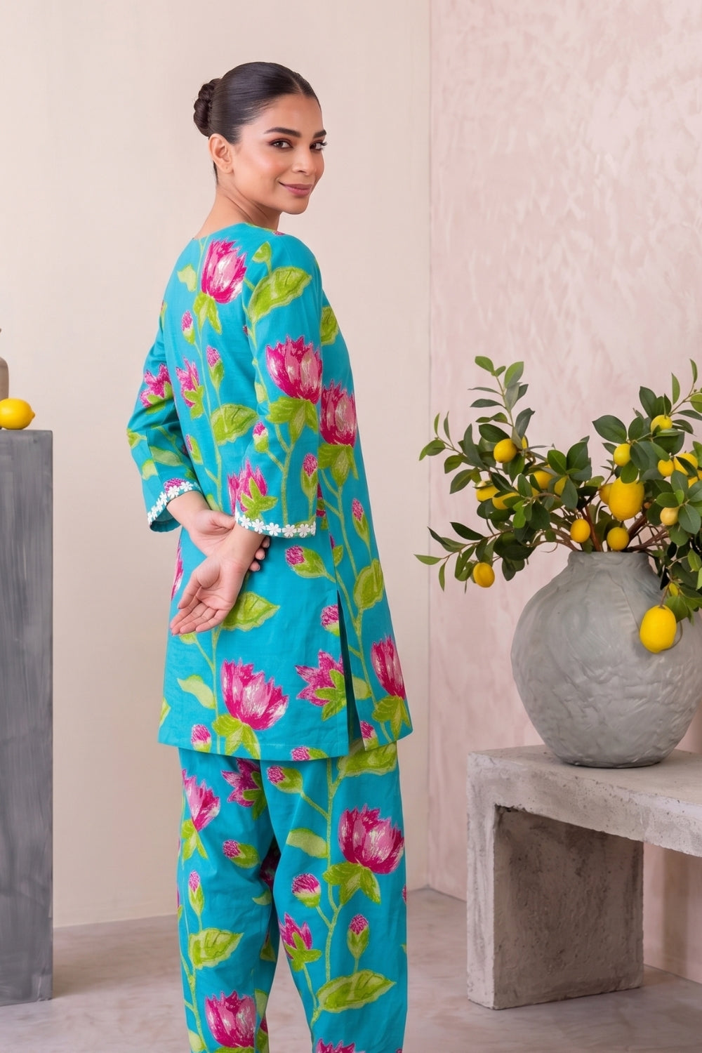Mimosa Pure Cotton Farshi Salwar Set