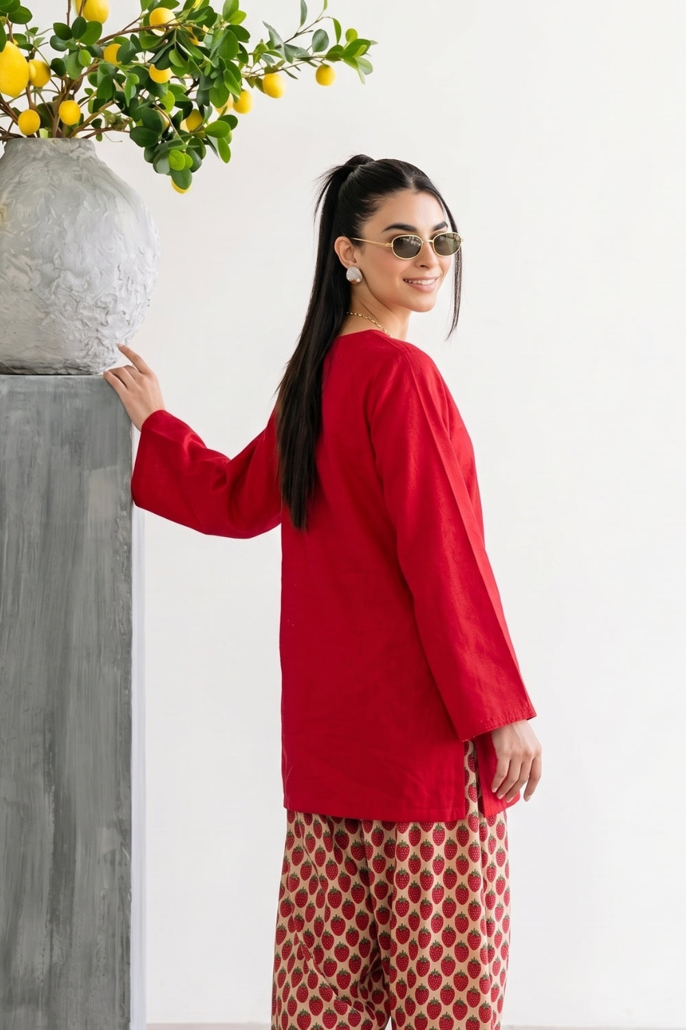 Panna Cotta Pure Cotton Farshi Salwar Set
