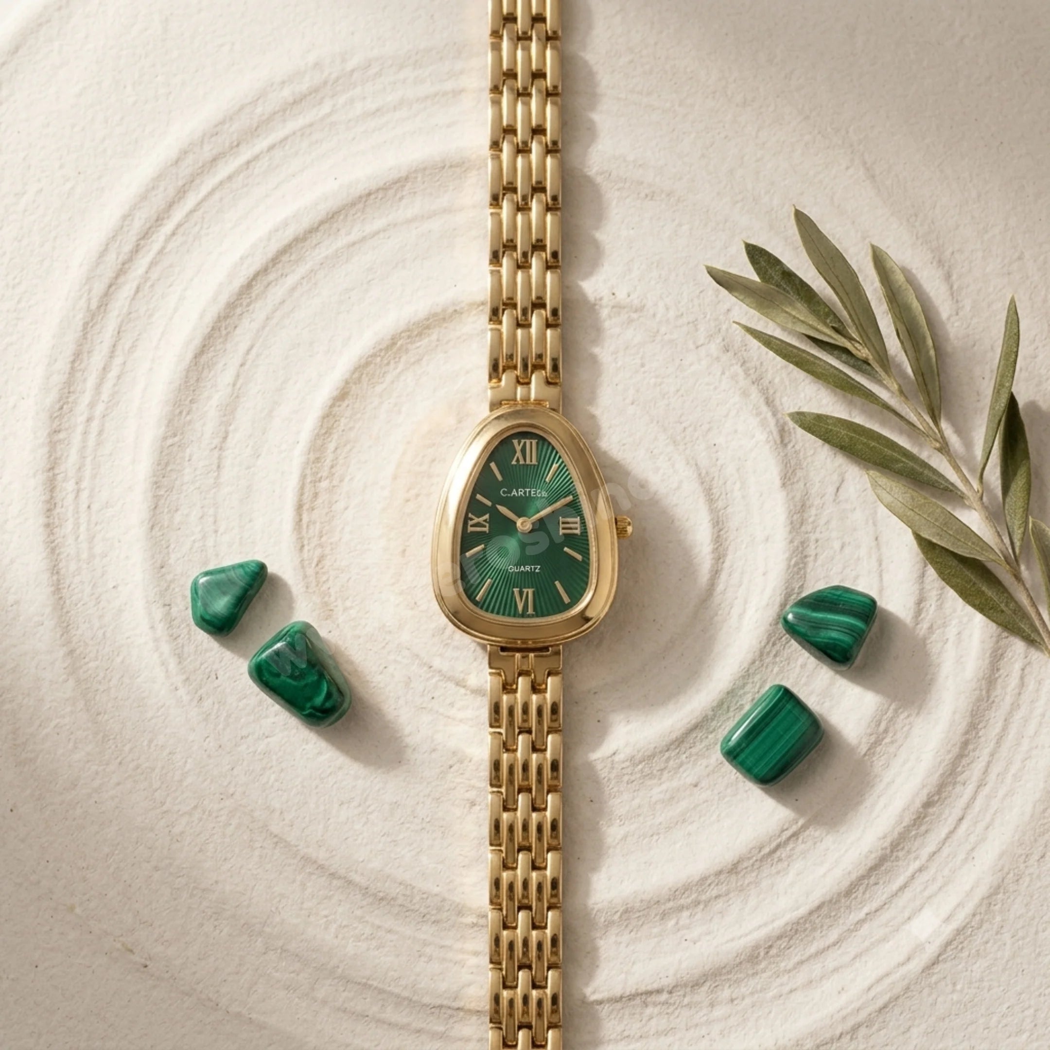 Green Chain Serpenti Watch