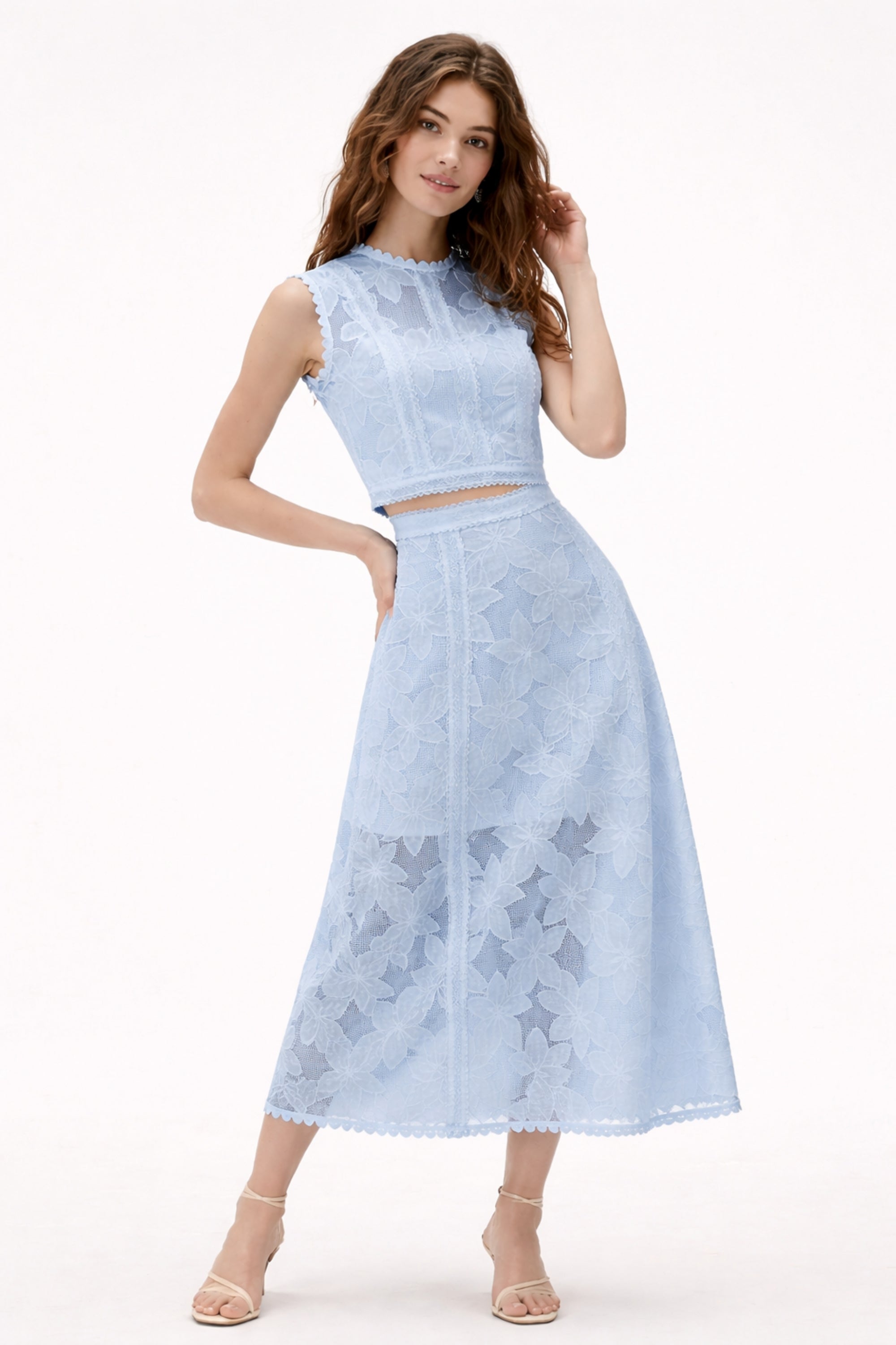 Santorini Blue Lace Co-ord