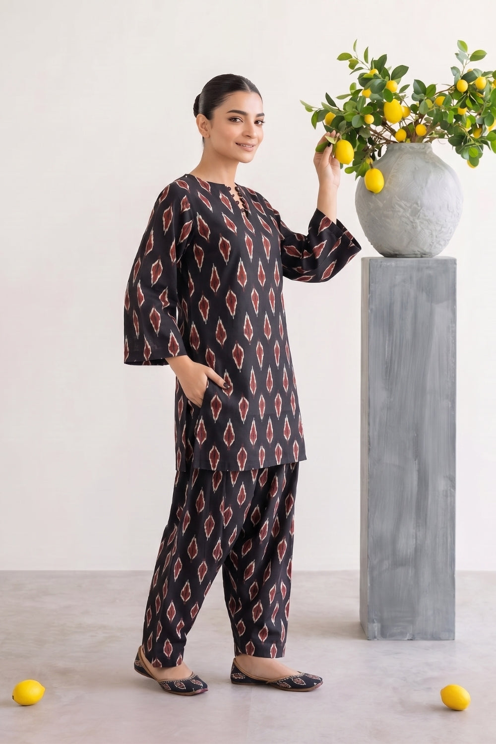 Ganache Pure Cotton Farshi Salwar Set