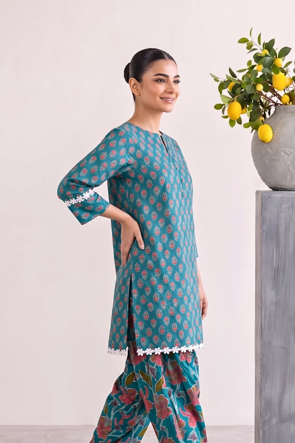 Curacao Pure Cotton Farshi Salwar Set
