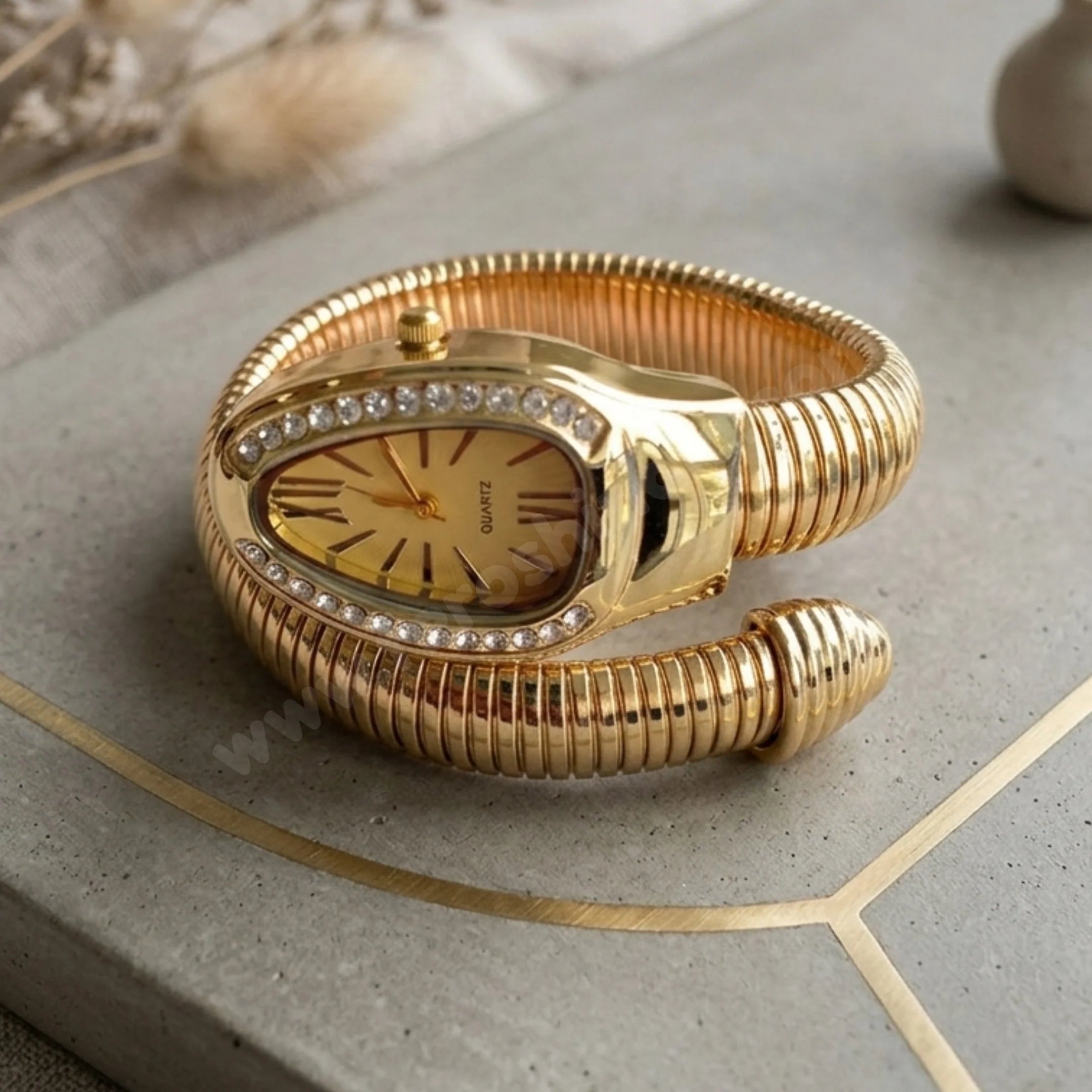 Basic Gold Snake Watch